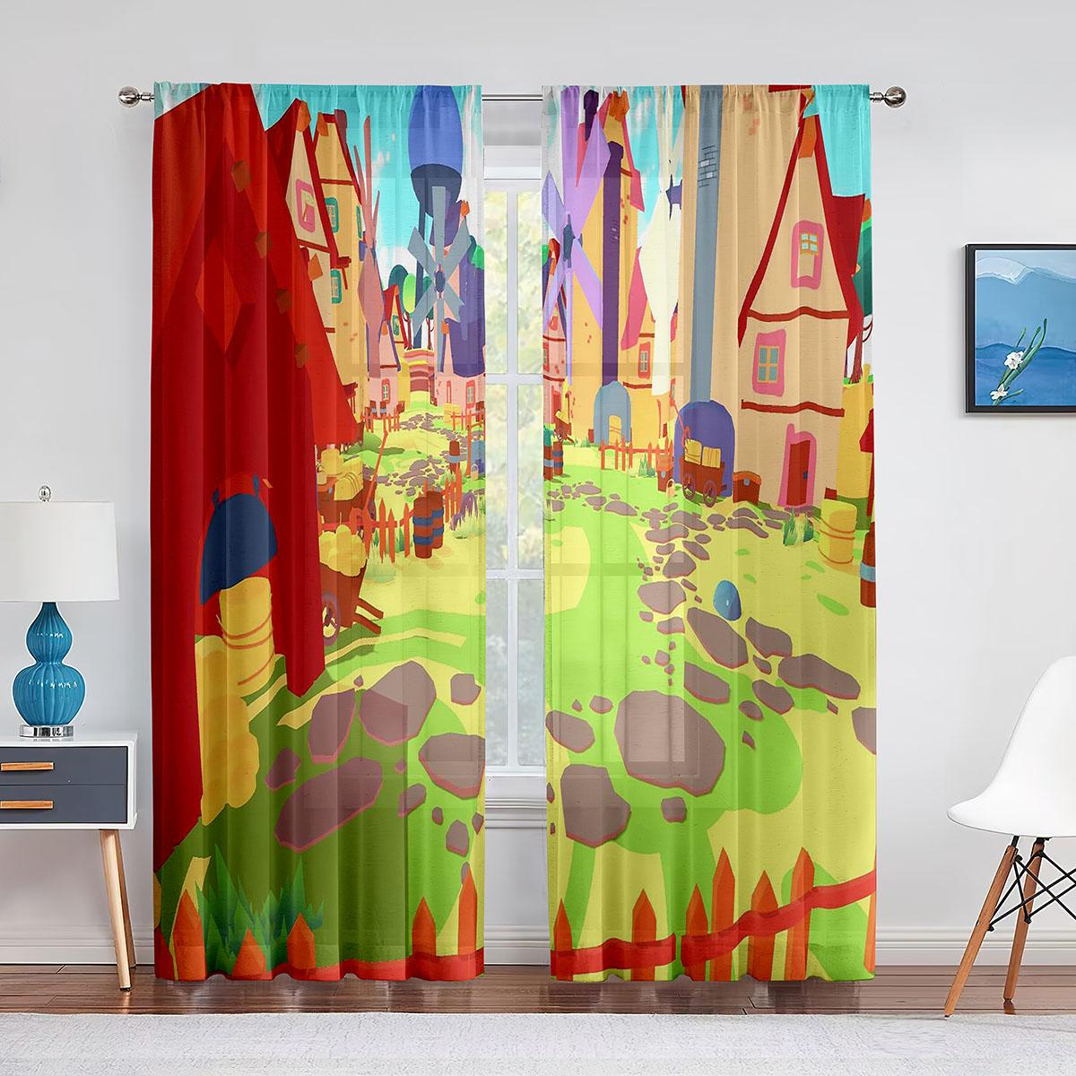 Загородная ферма-сарай с петухом и восходящим солнцем — фото 15