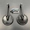 New Motorcycle Rearview Mirror True Carbon Fiber Mirror Modified Rear Mirror Motorbike Accessorie Universal