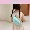 Adorable Unisex Korean Style Kids Canvas Crossbody Bag Lightweight And Practical