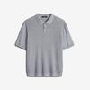K-Boxing Men's 100% Merino Wool Knitted Polo Shirt