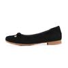 BARBARA Lambskin Suede Soft Flat 1.5cm Bbi572bk