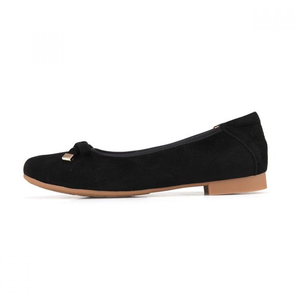 BARBARA Lambskin Suede Soft Flat 1.5cm Bbi572bk
