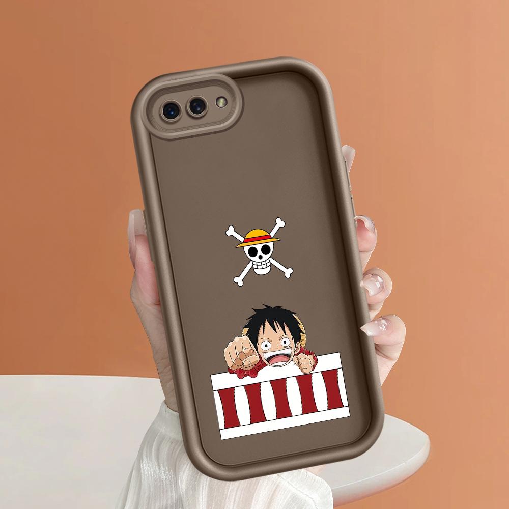 Soft Silicone Square Ladders Cartoon Pattern Full Cover Camera Protection Shockproof Case for OPPO Reno Realme OnePlus