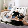 Cozy F-Friends Comedy Movie Characters Flannel Blanket for Beds Room Decoration Picnic - Customizable Gift Blanket