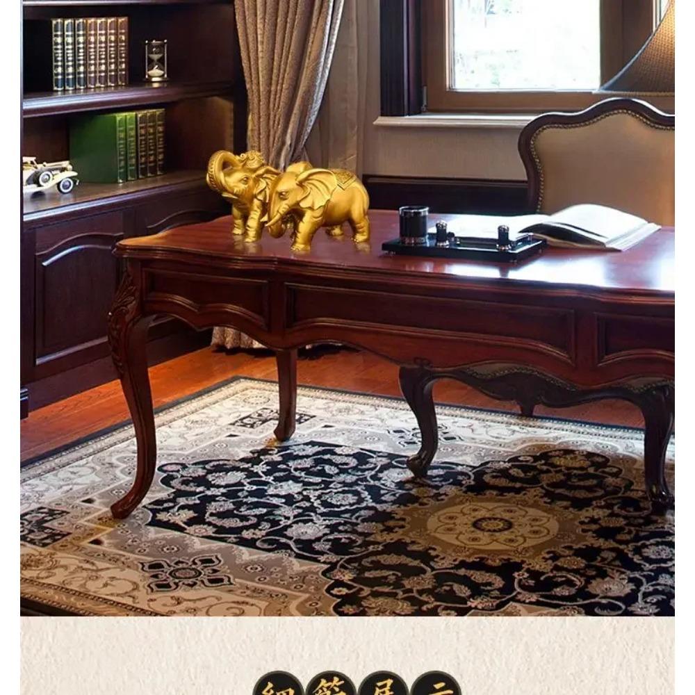 1 Paar Reine Kupfer Elefanten Ornamente Glücksbringende Weinschrank Wohnzimmer Dekoration Heimladen Skulpturen