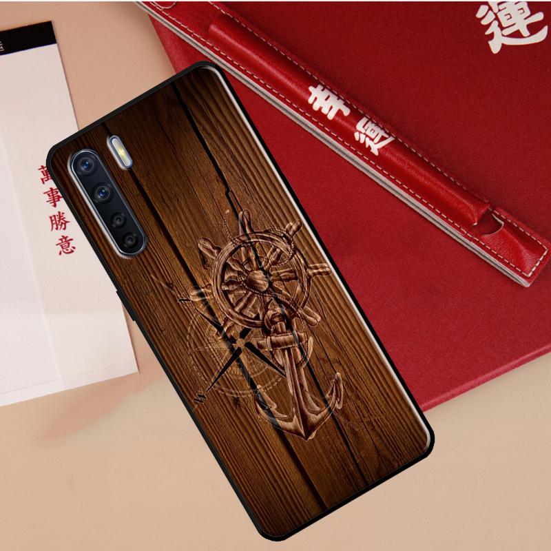 Compass Case For Oppo A60 A98 A58 A78 A18 A38 A80 A40 A77 A57 A17 A74 A54 A94 A96 A76 A16 A15 A5 Pro