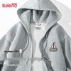 Baleno Men's Casual Hooded Zipper Knit Hoodie