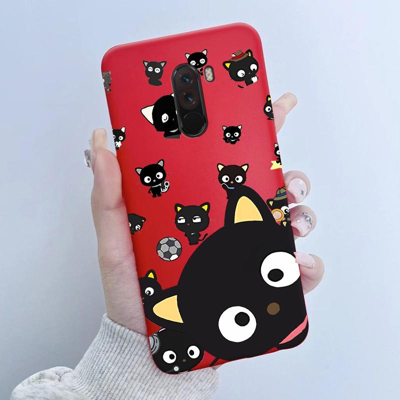 For Pocophone F1 Case Cute Cartoon Panda TPU Soft Silicone Phone Case For Xiaomi Pocophone F1 Back Cover PocoF1 Poco F 1 Fundas