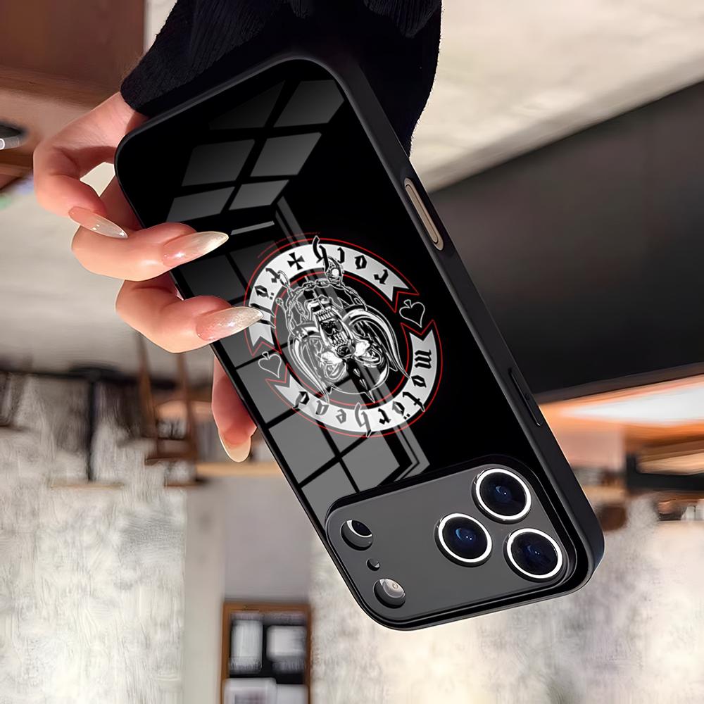 Band M-Motorhead Phone Case For 17 Pro Max IPhone 16 Pro 15 12 11 13 Mini X XR XS 14 Plus SE Glass Cover