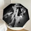 1pc Michael Joseph Jackson Dance Movement Automatic Folding Umbrella, Portable Collapsible Design, Casual Outdoor Accessory L1127015