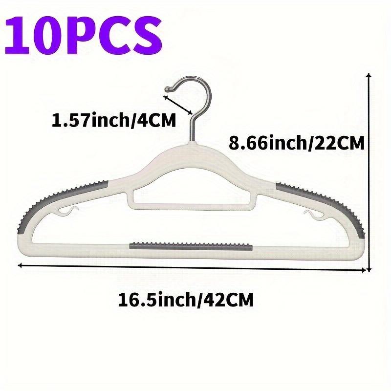 5/10/20 Pieces of Anti Slip Design Hangers, Seamless Hangers, Sturdy and Durable Heavy-duty Jackets, Durable Hangers