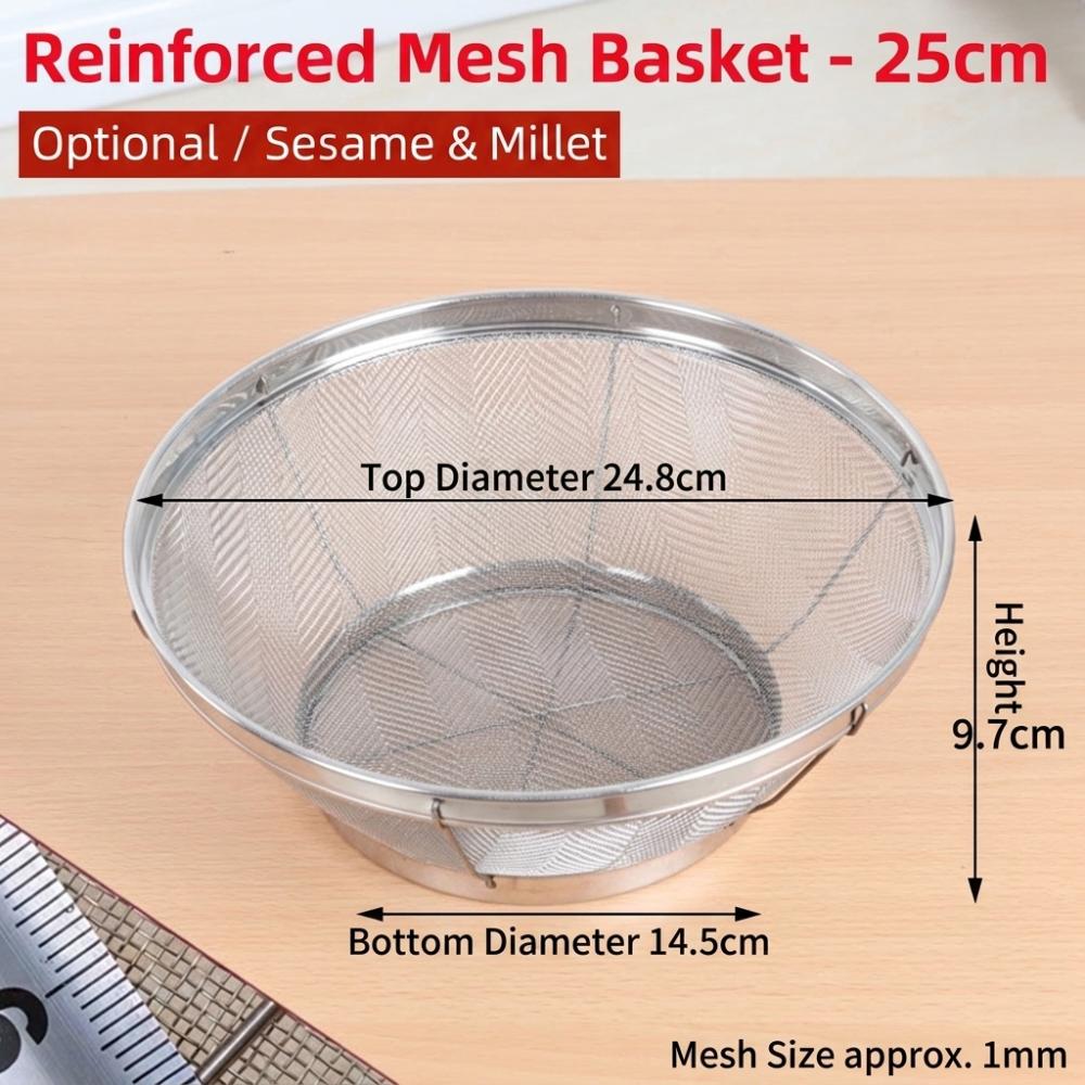 Stainless Steel Rice Strainer Versatile Use Fine Mesh Strainer Food Colander  Kitchen Supplies