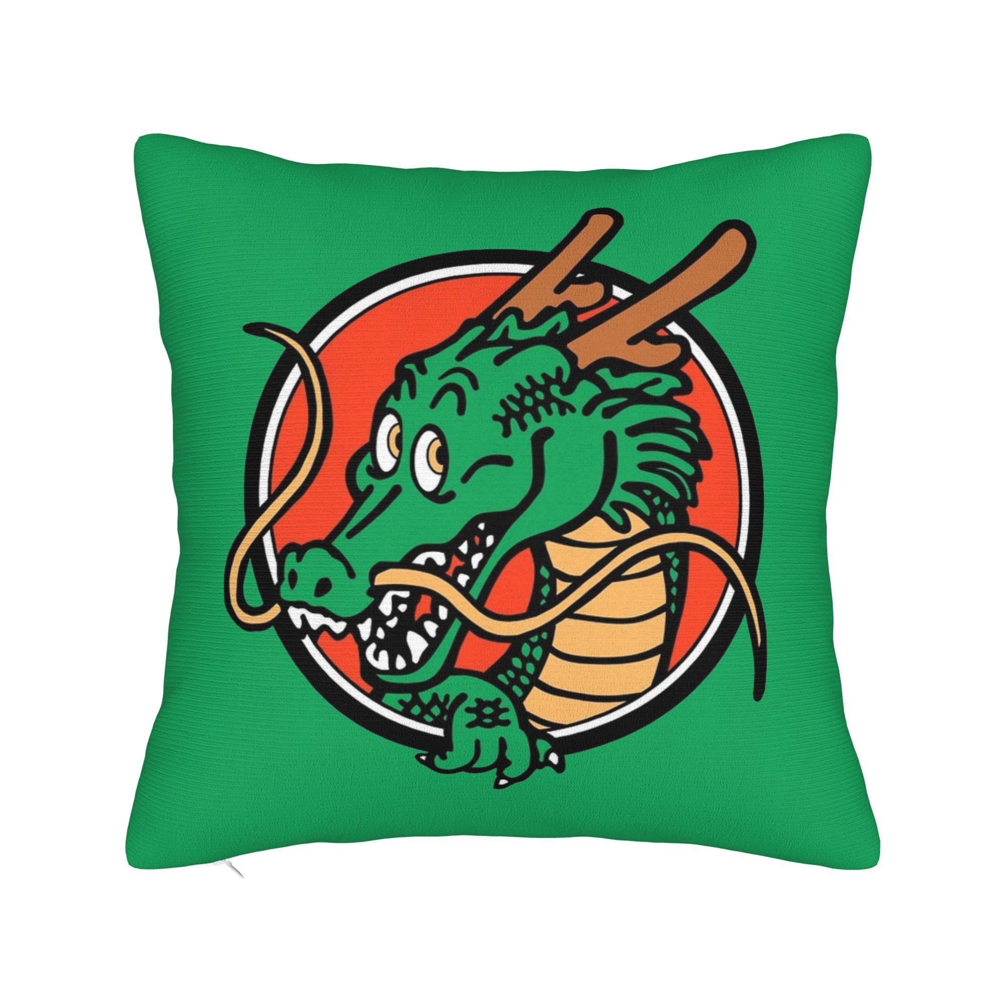 Dragon Ball  Square Pillow Case  Cushion Covers Vintage Polyester Decor Pillowcover for Seat 4545cm 30x30cm