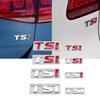 3D Metal Rear Trunk Emblem Decal Sticker For TSI Badge Sagitar Magotan Tiguan Body Stickers Car Styling Auto Accessories