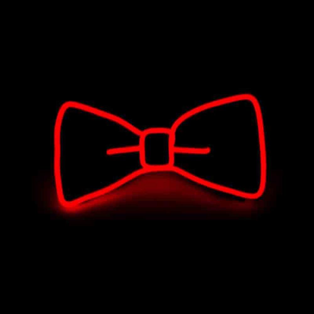 10 Colors Luminous Colored Ties EL Wire Stage Prop Clothing  Party Halloween Christmas