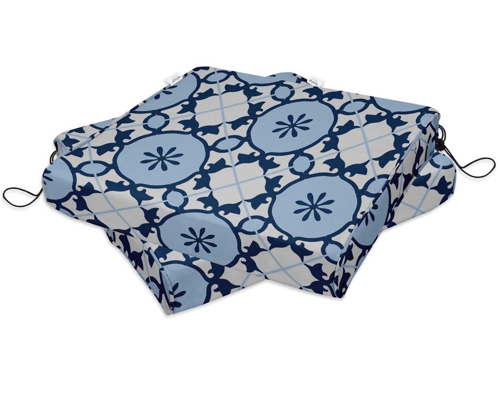 Vargottam Perfect Outdoor Indoor Square Corner Seat Cushions Water-Resistant Lounge Chair 18.5" X 16" Home Office Patio Furniture