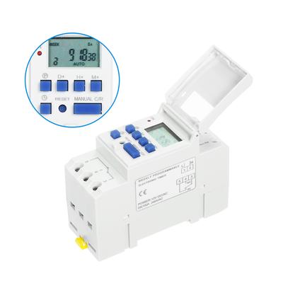 THC15A Digital LCD Power Programmable Timer Switch Relay 16A Amp Electronic Weekly 7 Days 16 On &