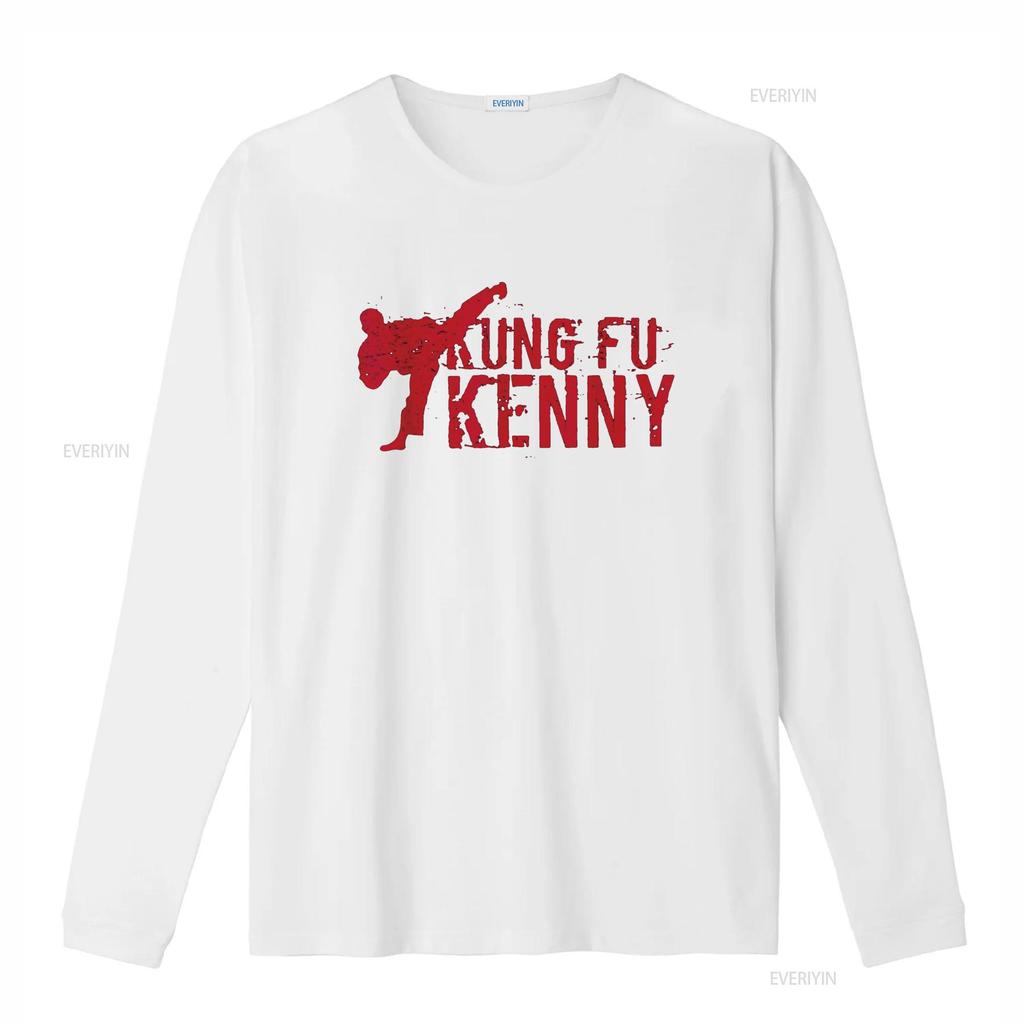 kung fu kenny T shirt vintage Washed streetwear fashion homme Stylish Slightly Breathable graphic designer clothes Casual