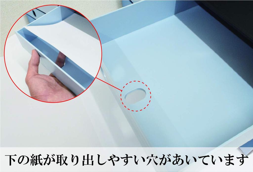 Styro Val Pro Letter Case, 3 Tiers, A4 Compatible, Blue, Swiss Made, Document Tray, with Labels