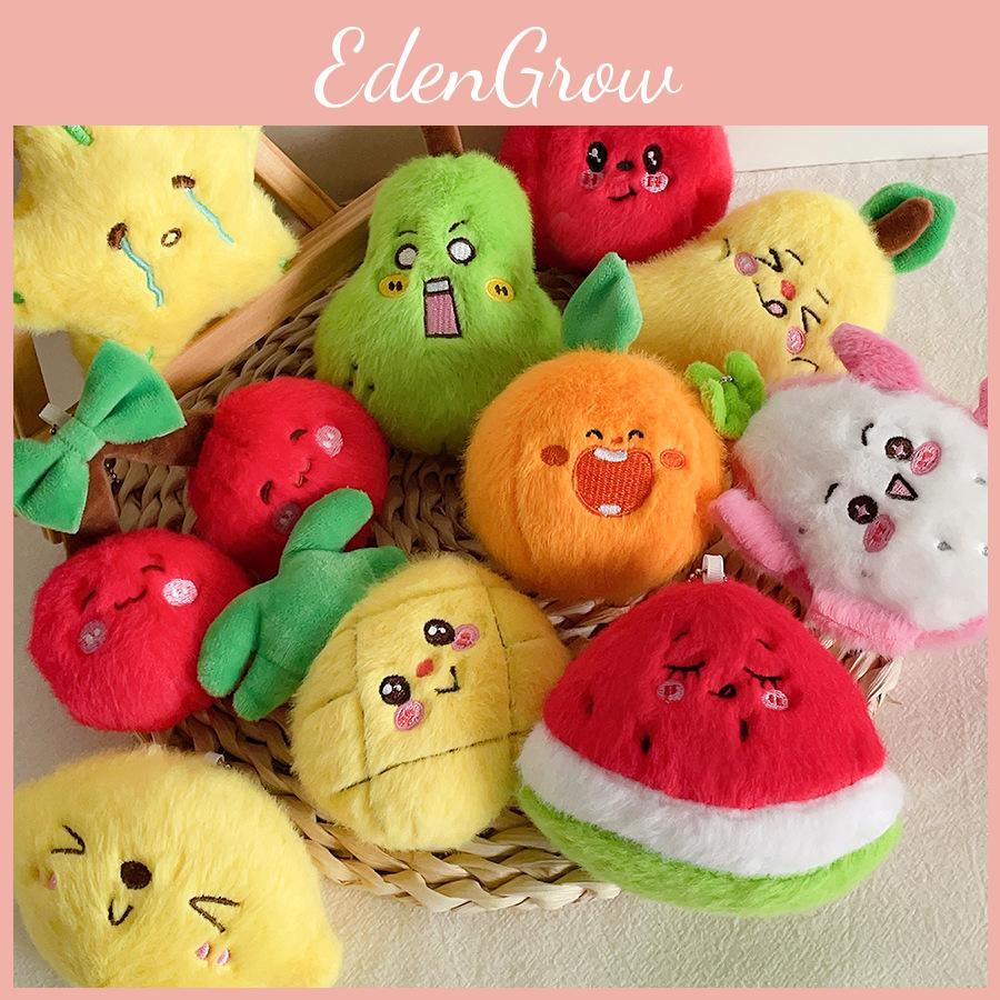 Fruit Plush Keychain With Pp Cotton Filling Perfect For Kids And Collectors