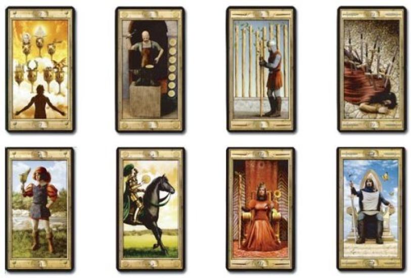 Tarot Fortune Pictorial Key with Japanese Booklet Cards, Telling, 78-Card Tarot, Rider-Waite Edition, "Pocket Manual"