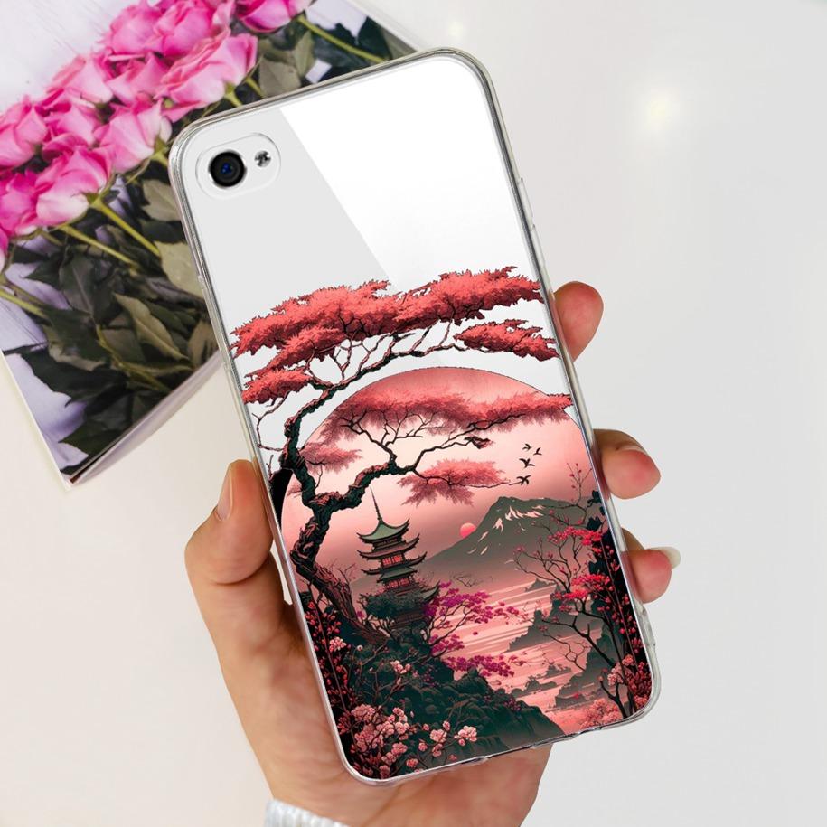 Case For iPhone 4 4S Case Cute Panda Cartoon TPU Shockproof Cover For Apple iPhone 4 iPhone 4S iphone4 i4 Cases Protective Shell