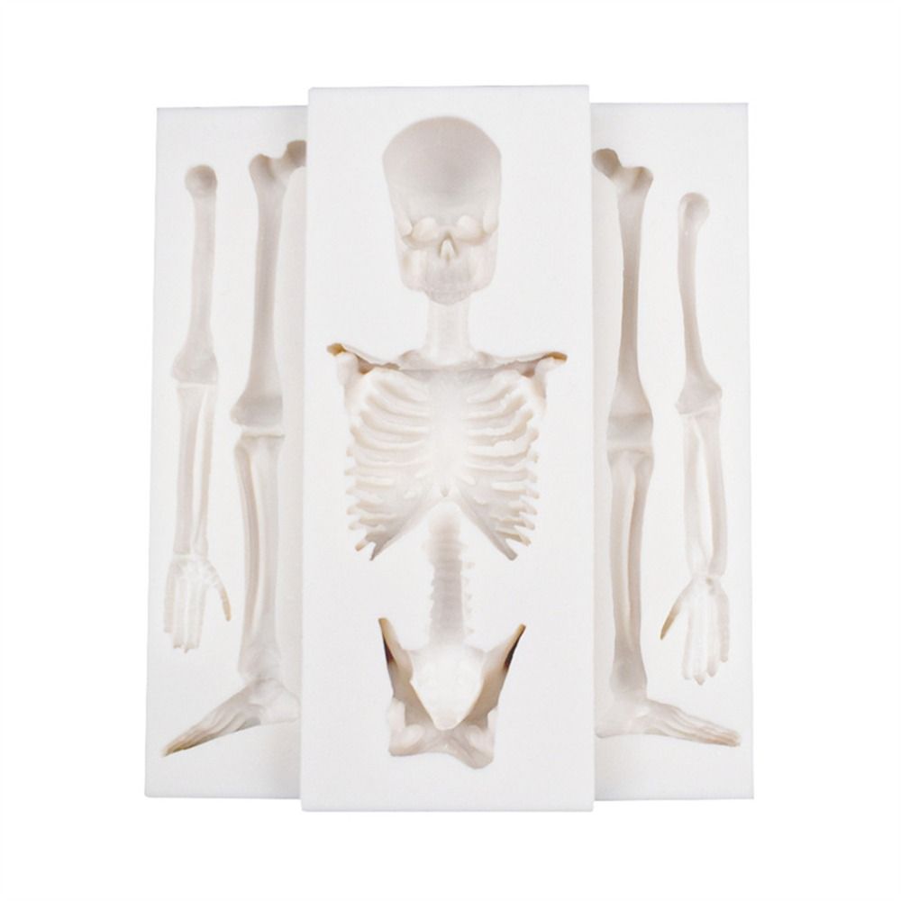 Decorative Drip Mold Cake Decorating Silicone Mold Chocolate Mould Halloween Skeleton Turn Sugar
