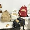 High School Student Backpack Simple Backpack Women's Trendy Fashionable Casual Backpack Travel Bag