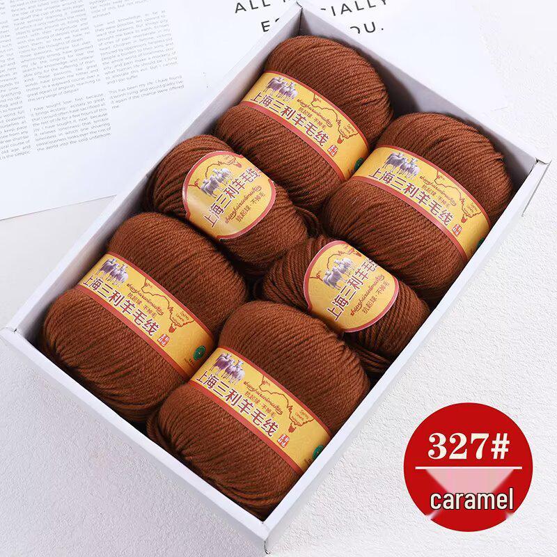 Premium Medium Thick Pure Goat Wool Yarn Balls for Handmade DIY Scarves