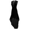 Women's Gothic Velvet Dress Costume for Halloween Party