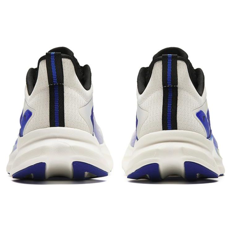 Anta Wind Control Mesh Comfortable Commuting Shock Absorbing Lightweight Breathable Low Top Running Shoes Men sneaker White Blue Black 912425506-2