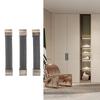3Pcs Wardrobe Door Leather Handle Antique Drawer Pull Handle Luggage Wine Box Handle