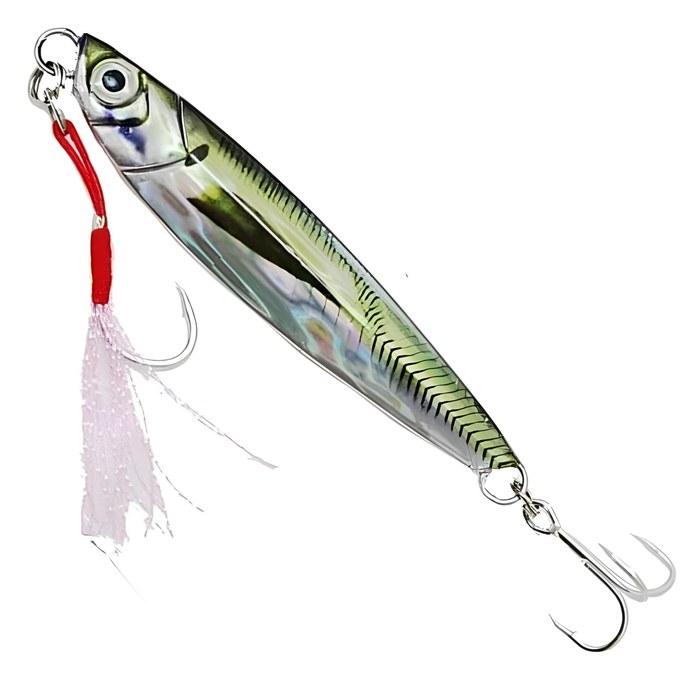 OHF Metal Jig Set 30g 40g (10-piece) with Assist Hooks (40) Multicolor