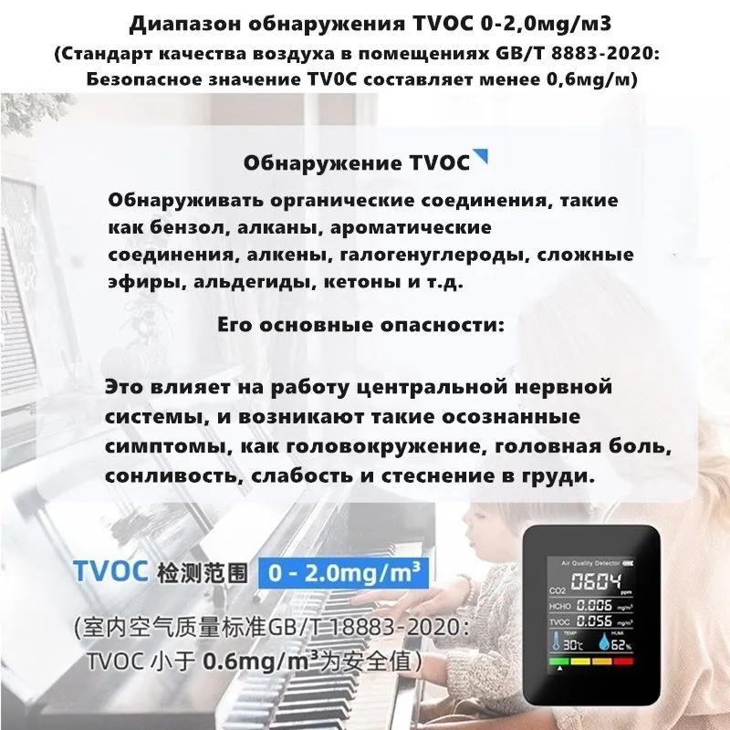Air Quality Sensor, Carbon Dioxide Content, Formaldehyde, Temperature and Humidity