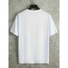 Men's Summer Loose Size 100% Cotton California Print Slim Fit Casual Round Neck Short Sleeve T-shirt Top