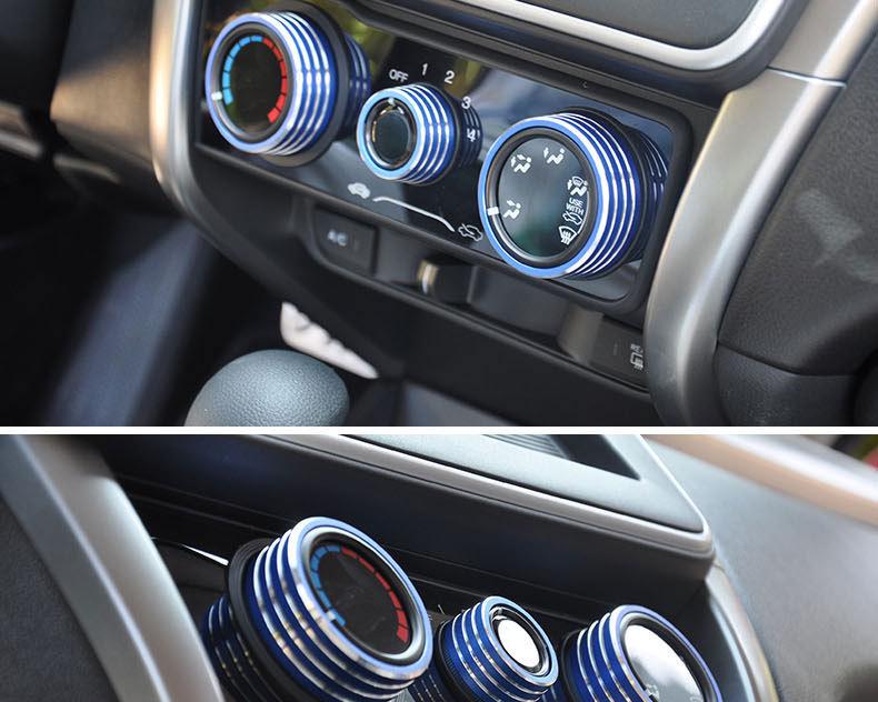 Honda Fit 14-18 A/C Knob Decor Ring for Center Console