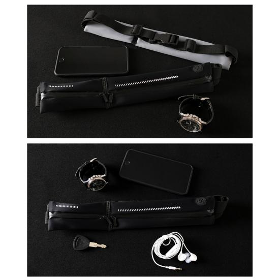 Sport Fanny Pack Double Pockets Large Capacity Multifunctional Waterproof Adjustable Storage Bag Portable Unisex Phone Holder Running Waist