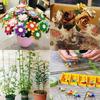 100Pcs Iron Wire Floral Wire Stems Paper Covered Flower Making Accessory  Home Decor