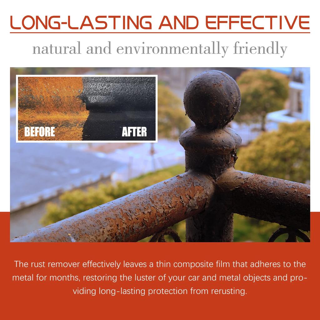 100g Metal Rust Remover Auto Paint Metal Conversion Agent Waterproof Anti-corrosion Car Maintenance Rust Removal Converter