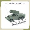 1/72 Armored Vehicle Building 4D Assemble Simulation Tabletop Decor Transport Truck Toy for