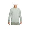 Nike Dri-Fit UV Soft Comfortable Crew Neck Long Sleeve T-Shirt Men Tops Light-Green FB8584-370