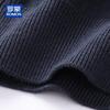 ROMON Men's 100% Pure Wool Round Neck Sweater
