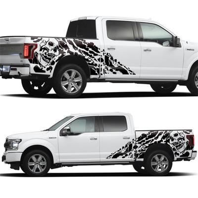 Totenkopf Aufkleber Vinyl Aufkleber für Pickup Dodge 4x4 Offroad GMC