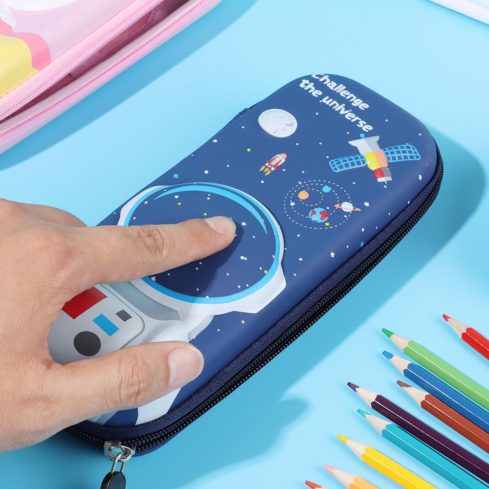 Stationery Gift for School Kids Pen Bag Fidget Toys Cartoon Push Bubble 3D Pencil Case