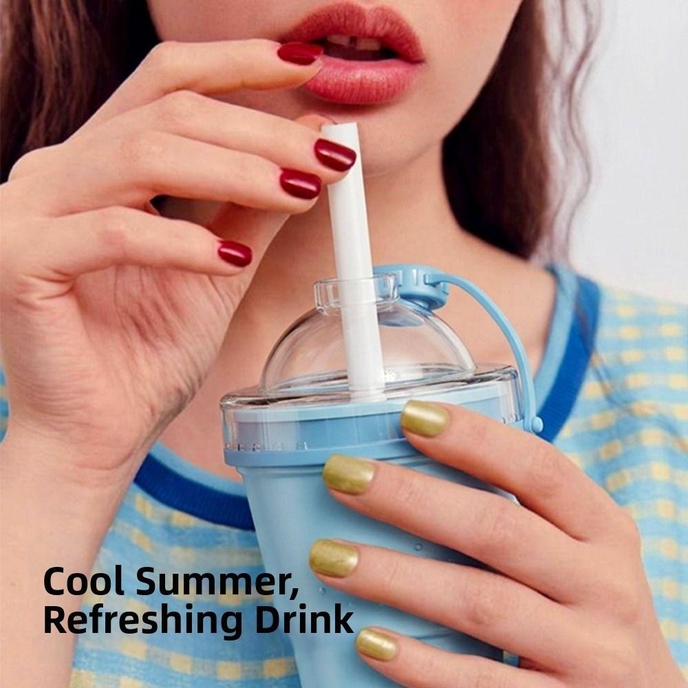 Leak-Proof Foldable Ice Ball Cup 2 In 1 Ice Cube Kettle Ice Maker & Drinking Cup  Summer Outdoor
