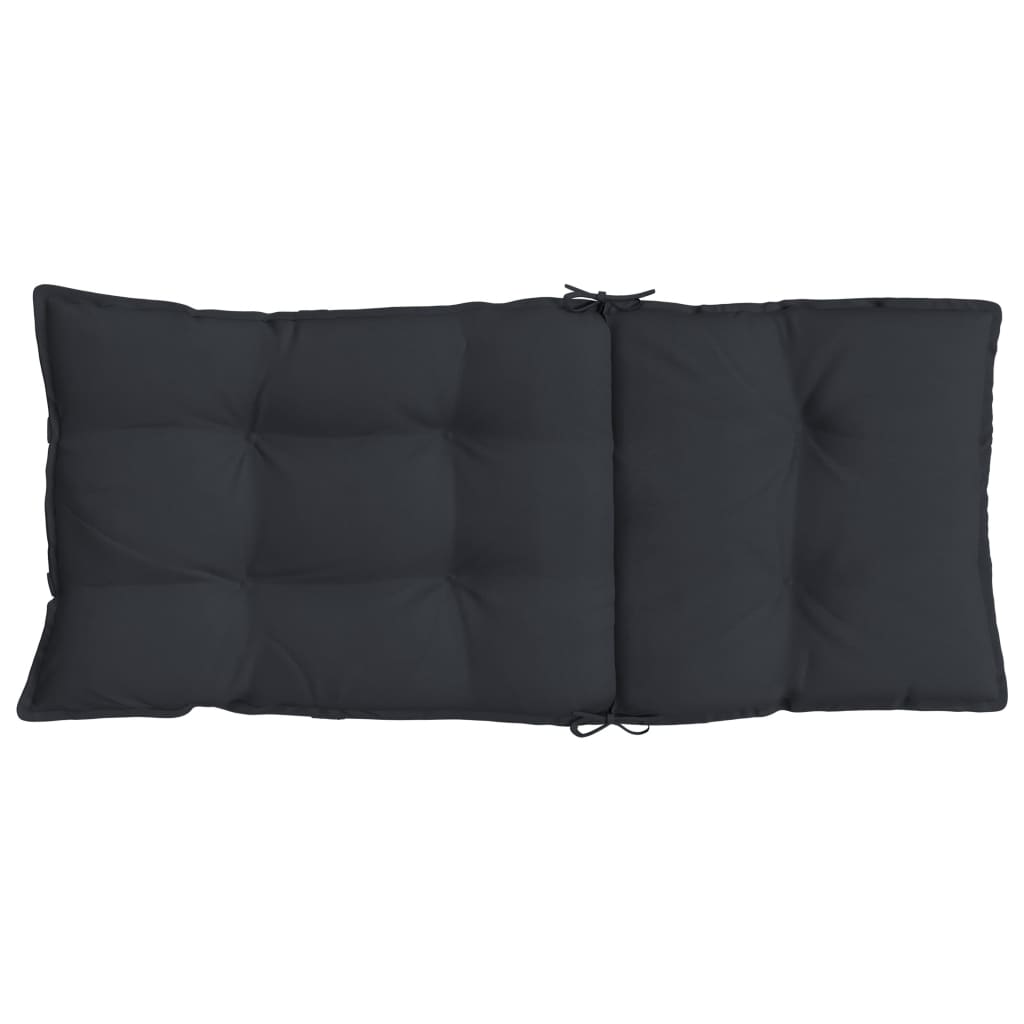 Hochlehner Seat Cushions 4 Pcs Black Oxford Fabric