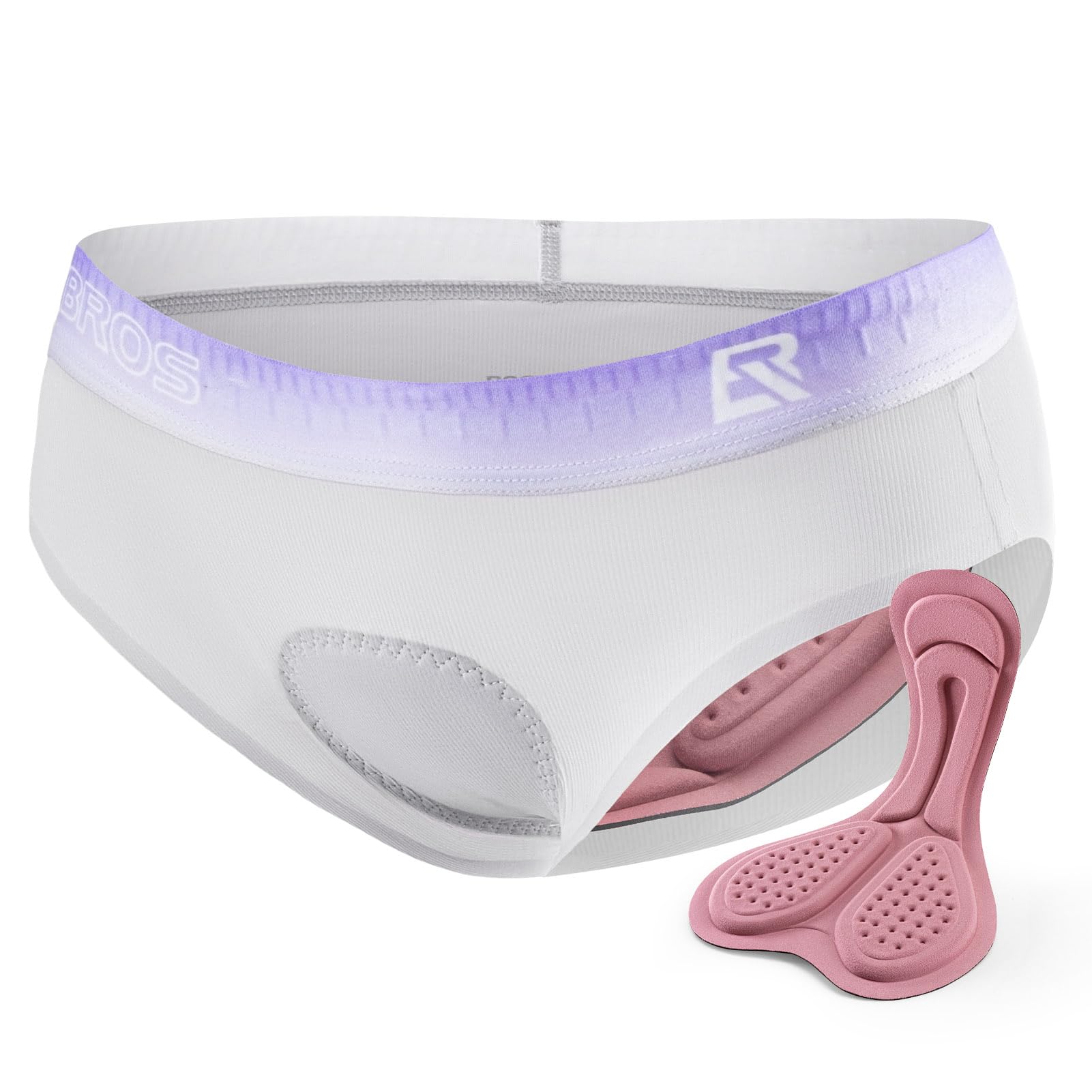 

ROCKBROS Велосипедное нижнее белье с подкладкой для шоссейных и велосипедных женских брюк, Удобное, Амортизирующее, Эластичное, Влагоотводящее, Быстросохнущее, Велосипеды, серый