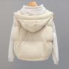 Women's Hooded 90% Down Loose Warm Vest