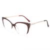 TR90 Anti Blue Light Cat Eye Glasses Women Luxury Designer Retro Eyeglasses for Ladies Optical Frame Fashion