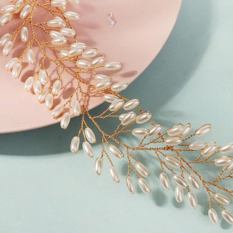 Pearls Wedding Headbands Fashionable Bridal Hairband Elegant Wedding Hairpiece for Women Seeking Elegances Weddings